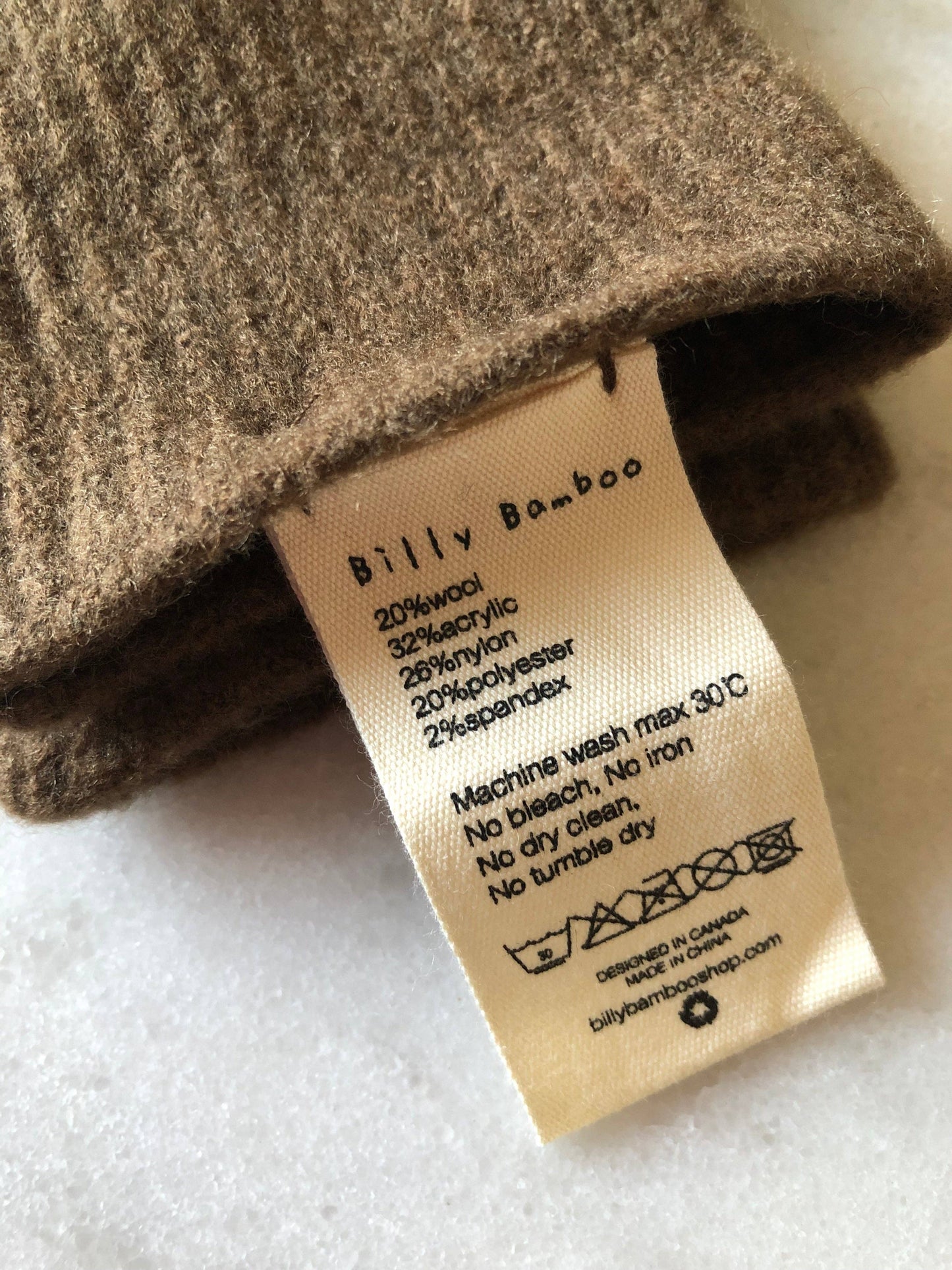 Gants en laine Fuzzy- Billy Bamboo