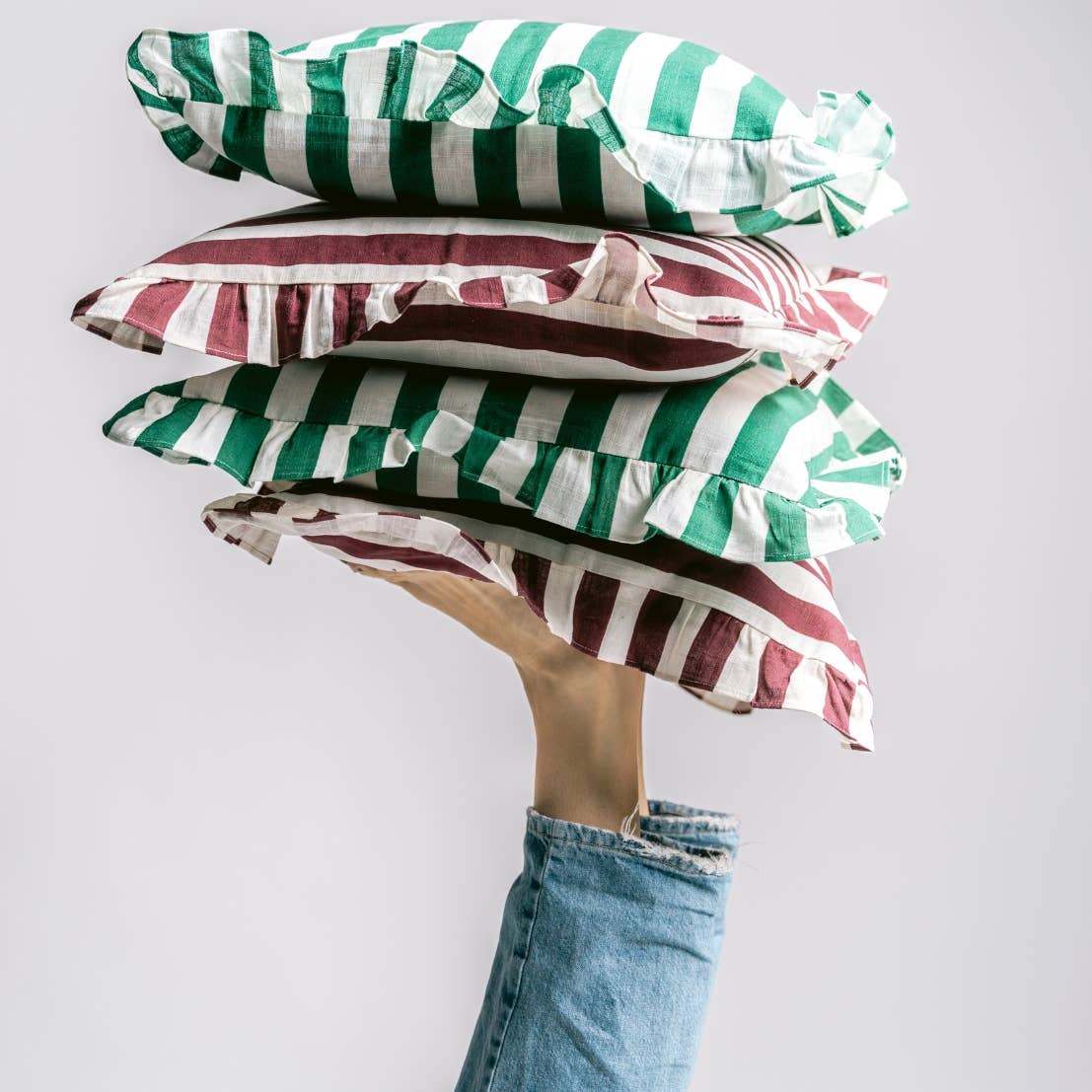 Coussin rayé - OMOM