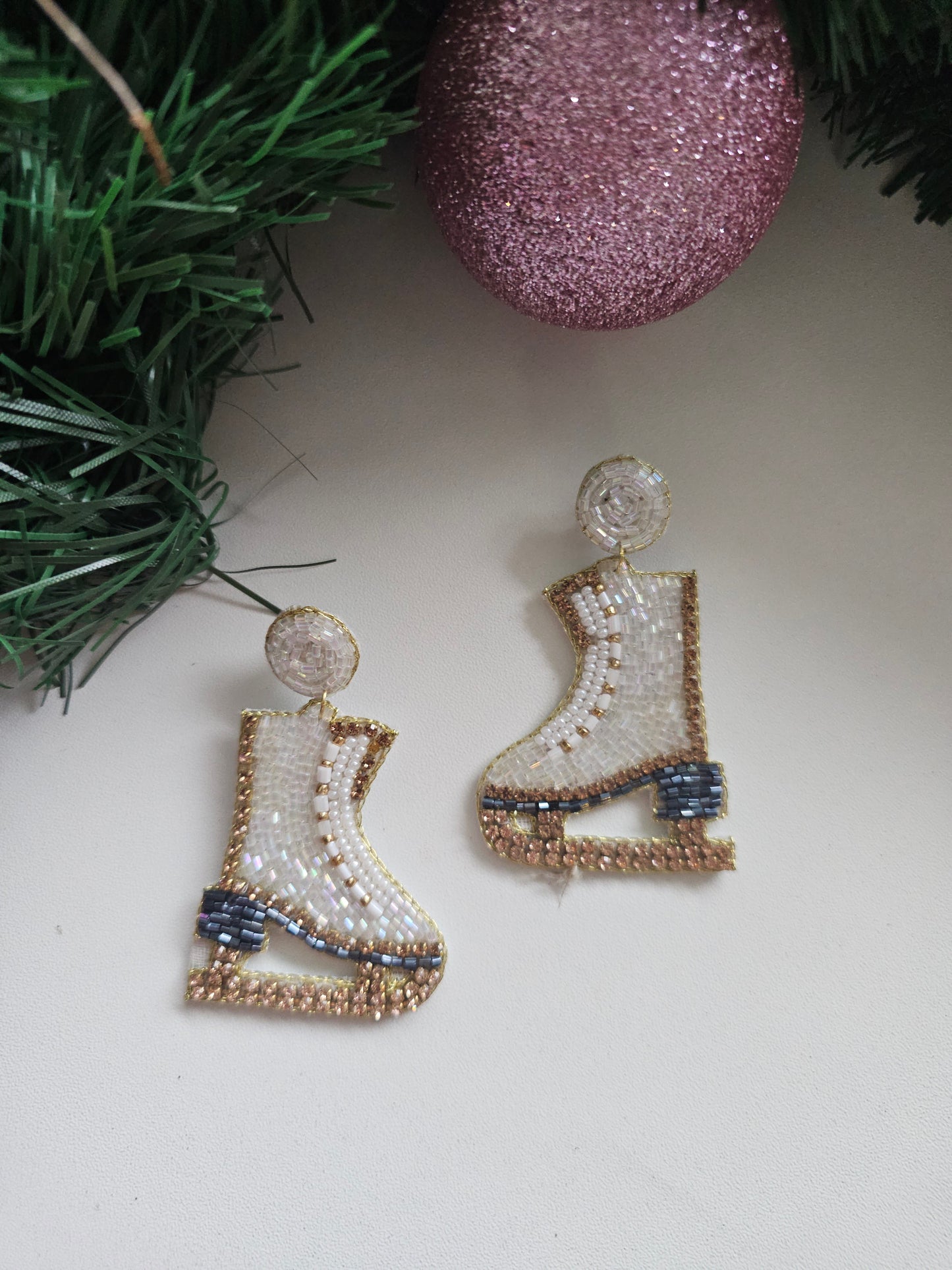 Collection of embroidery earrings-Zurii