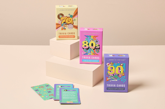 Jeu de Cartes Trivia des années 90 - 90's Trivia Cards - Journey Of Something
