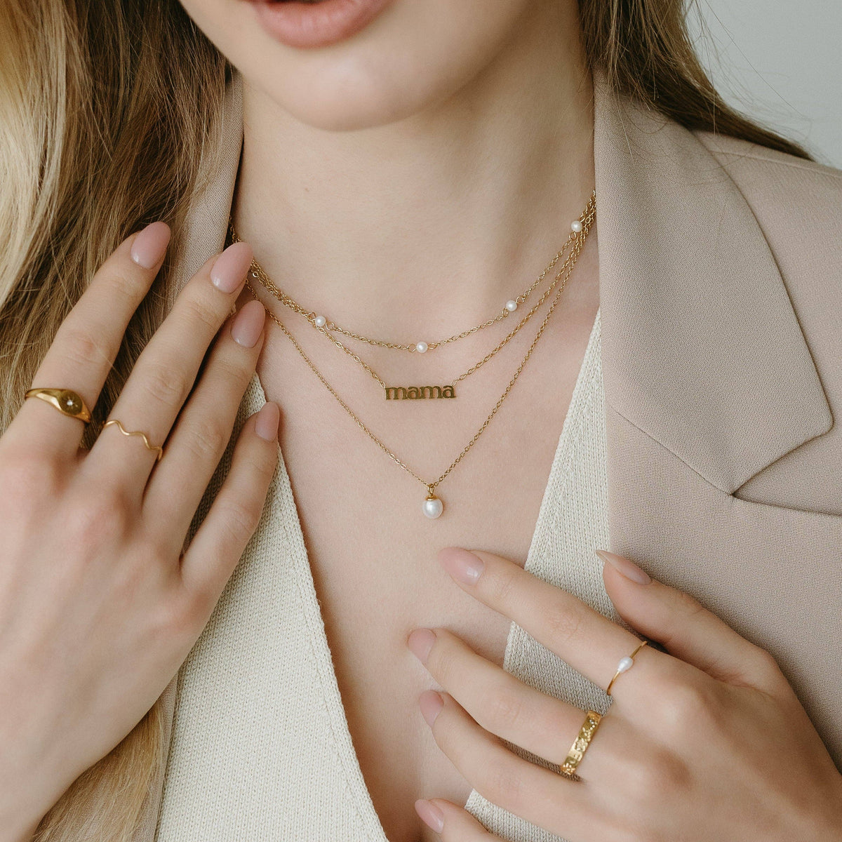 Collier Mama - PETITE GOLD