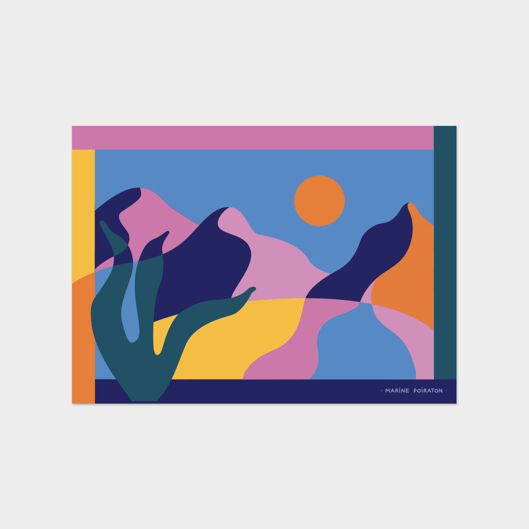 Illustrations cartes postales - Marine Poiraton