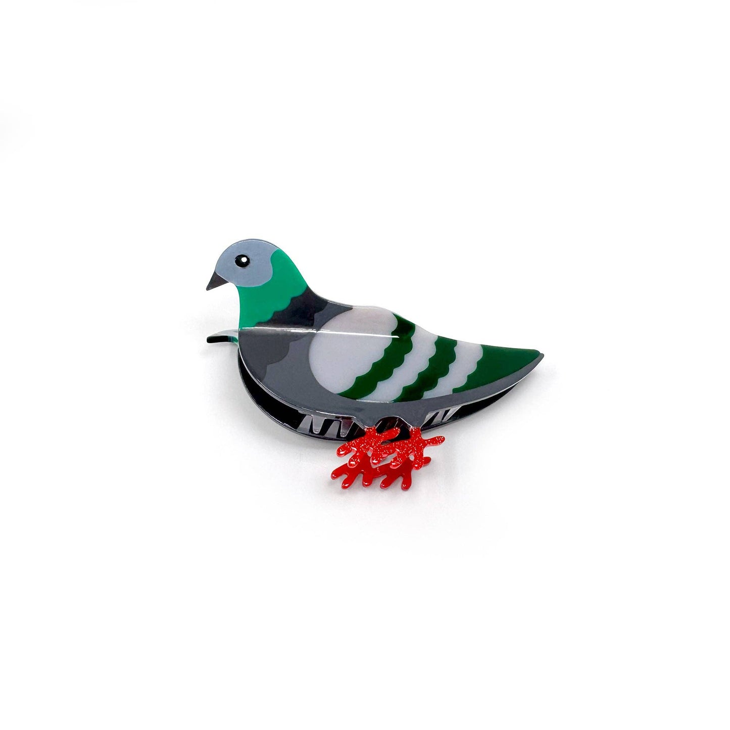 Pince à cheveux ''Pigeon'' Hair claw – Rainbow Unicorn Birthday Surprise