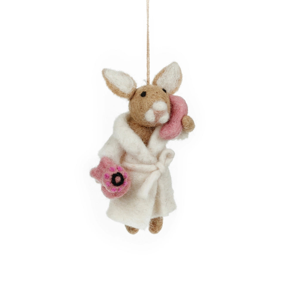 Collection ornements en laine piquée - Felted ornaments