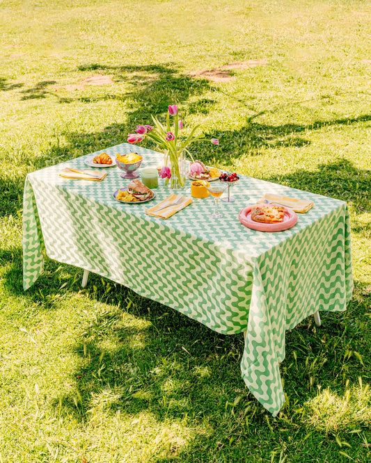 Nappe ''Kale Crush'' Tablecloth - Tarta Gelatina