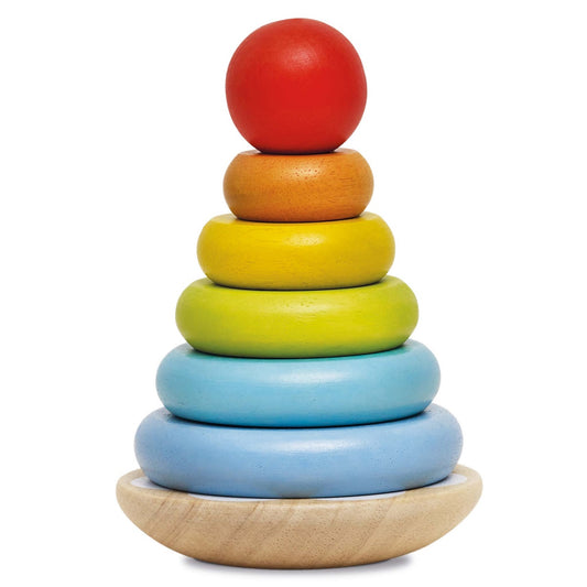 Tour ARC EN CIEL empilable Stacking Rainbow tower- Le Toy Van