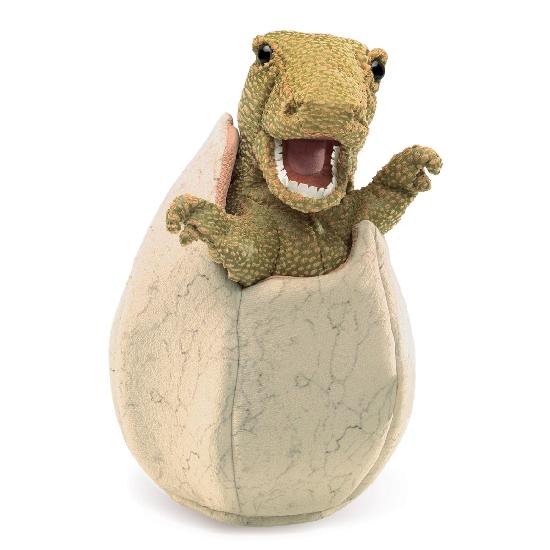 Marionnette Oeuf Dino - Dinosaur Egg - Folkmanis