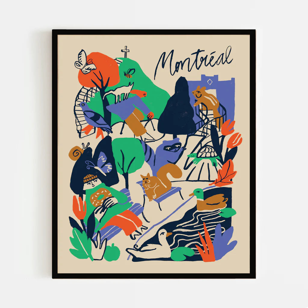 BALADE À MONTRÉAL 8" x 10" par Julia GR - Paperole
