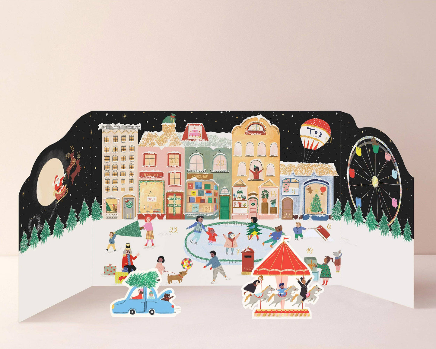 Calendrier de l'Avent Magical Holiday Night -Halfpenny Postage -