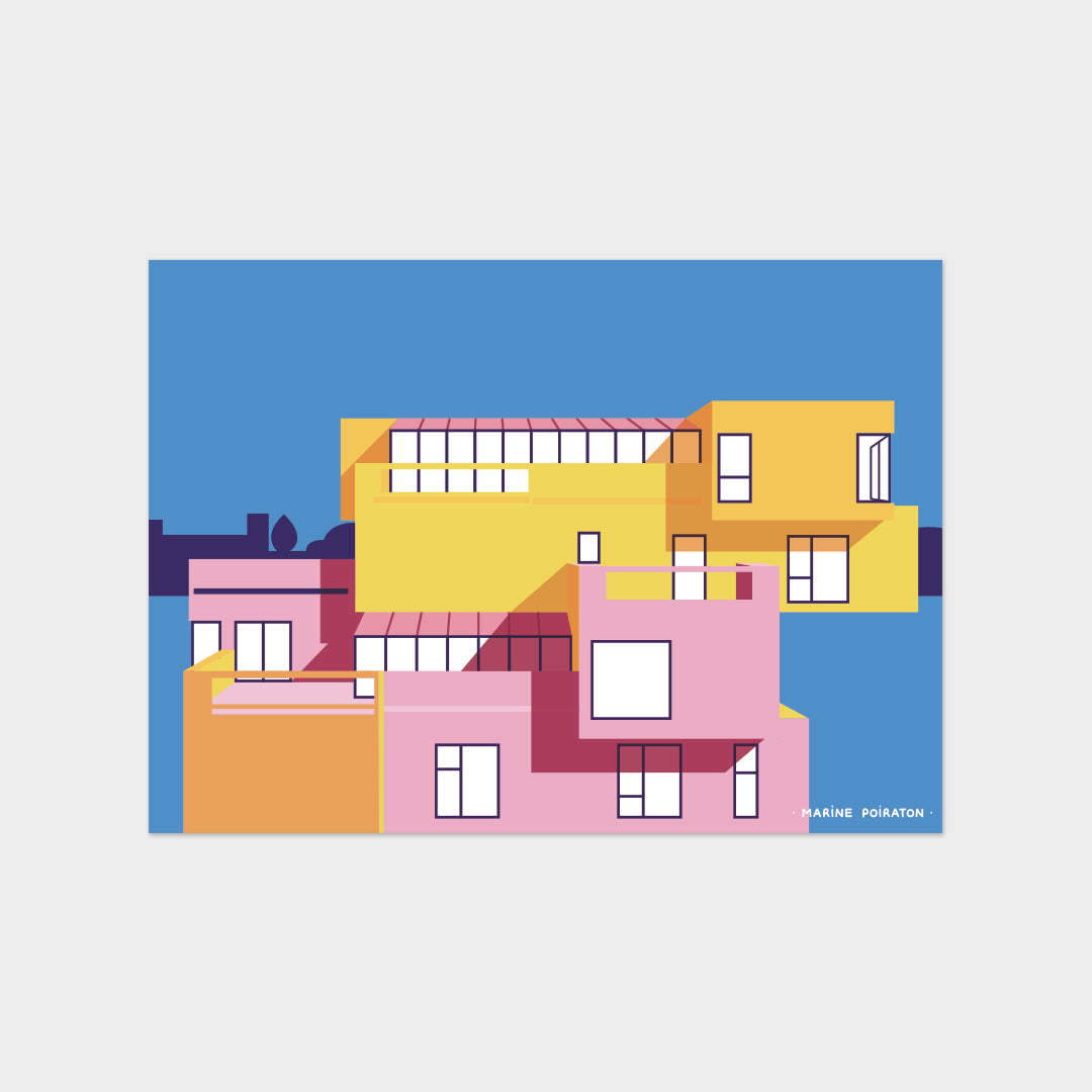 Illustrations cartes postales - Marine Poiraton