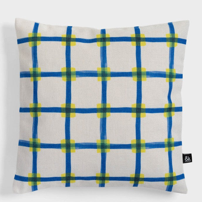 &Klevering - Coussin carreaux