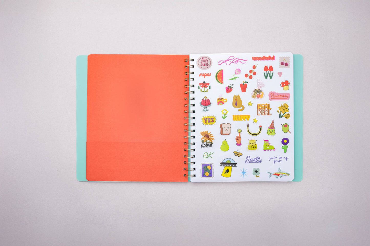 Agenda hebdomadaire sans date ''petits fruits'' - Ban.do