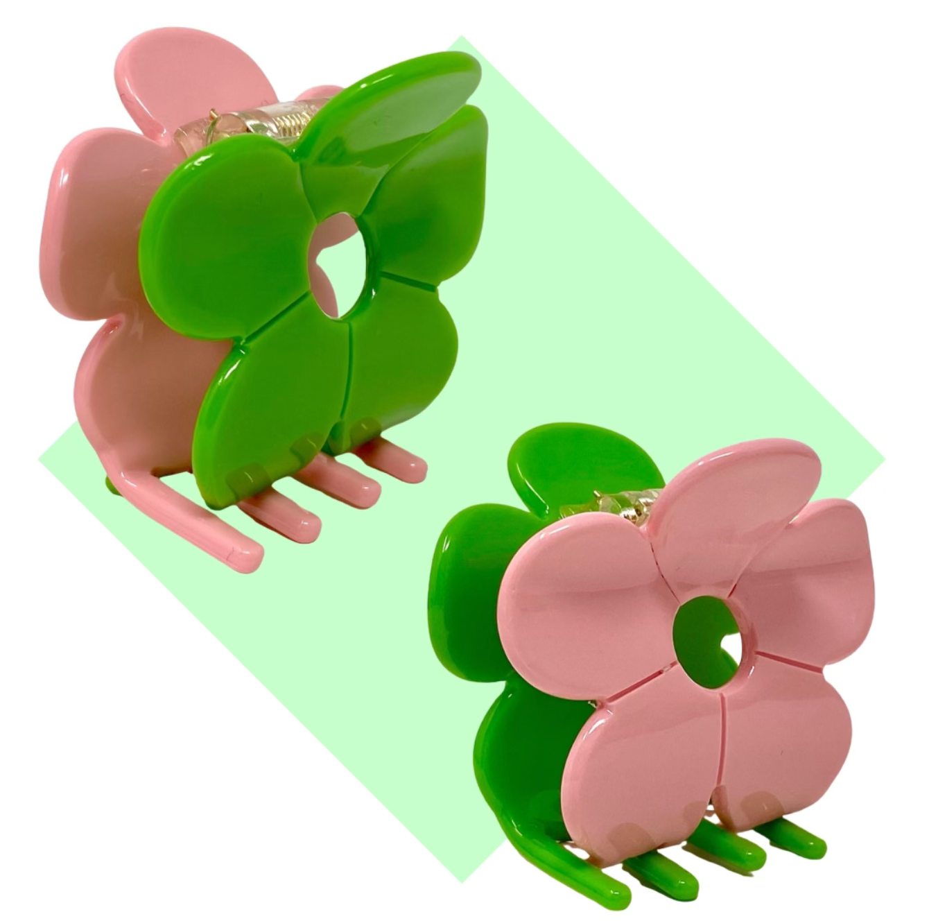 Pince à cheveux ''Cleo Colorblock'' Hair Claw - Rainbow Unicorn Birthday Surprise