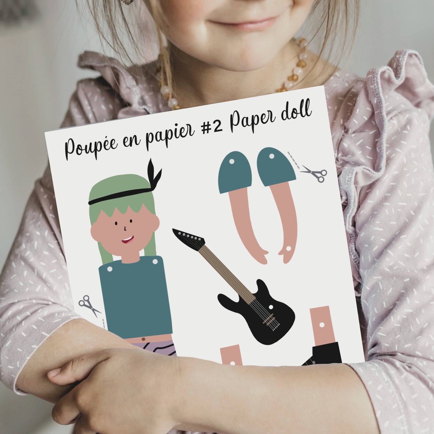 Poupées en papier - Glenda Cast