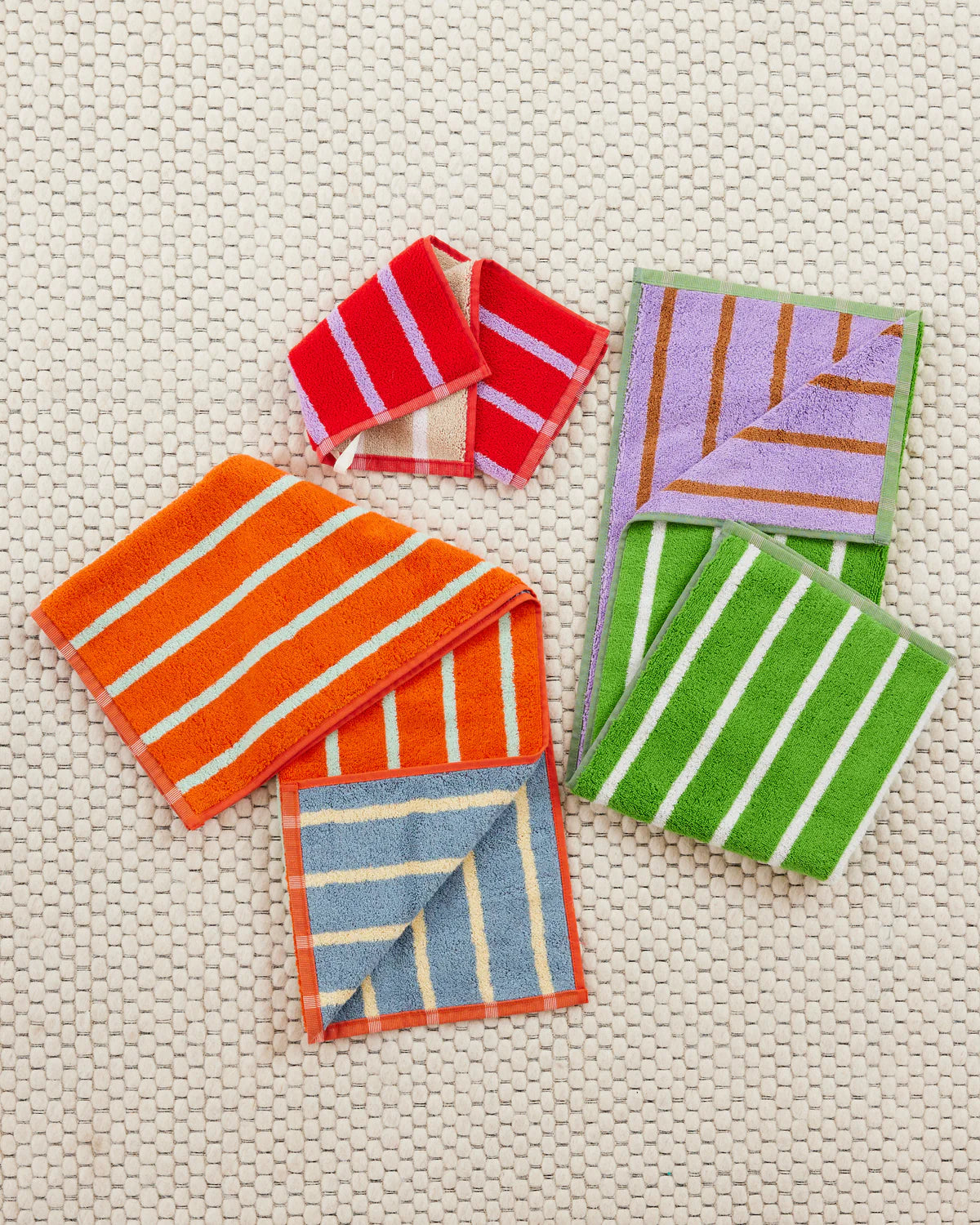 Collection serviettes "Stripe" à l'unité - Dusen Dusen