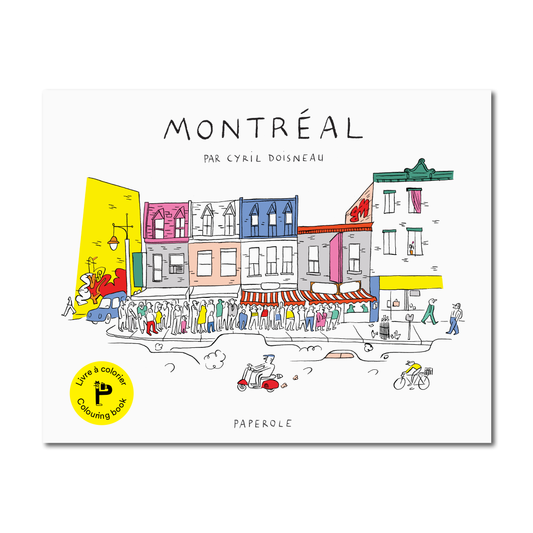 MONTRÉAL — Livre à colorier - Coloring book - Paperole
