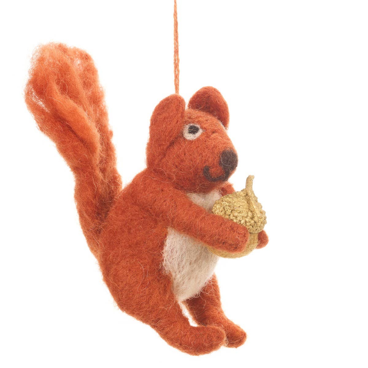 Ornement en feutre ''Red Bushy Squirrel'' Felt ornement - Felt So Good