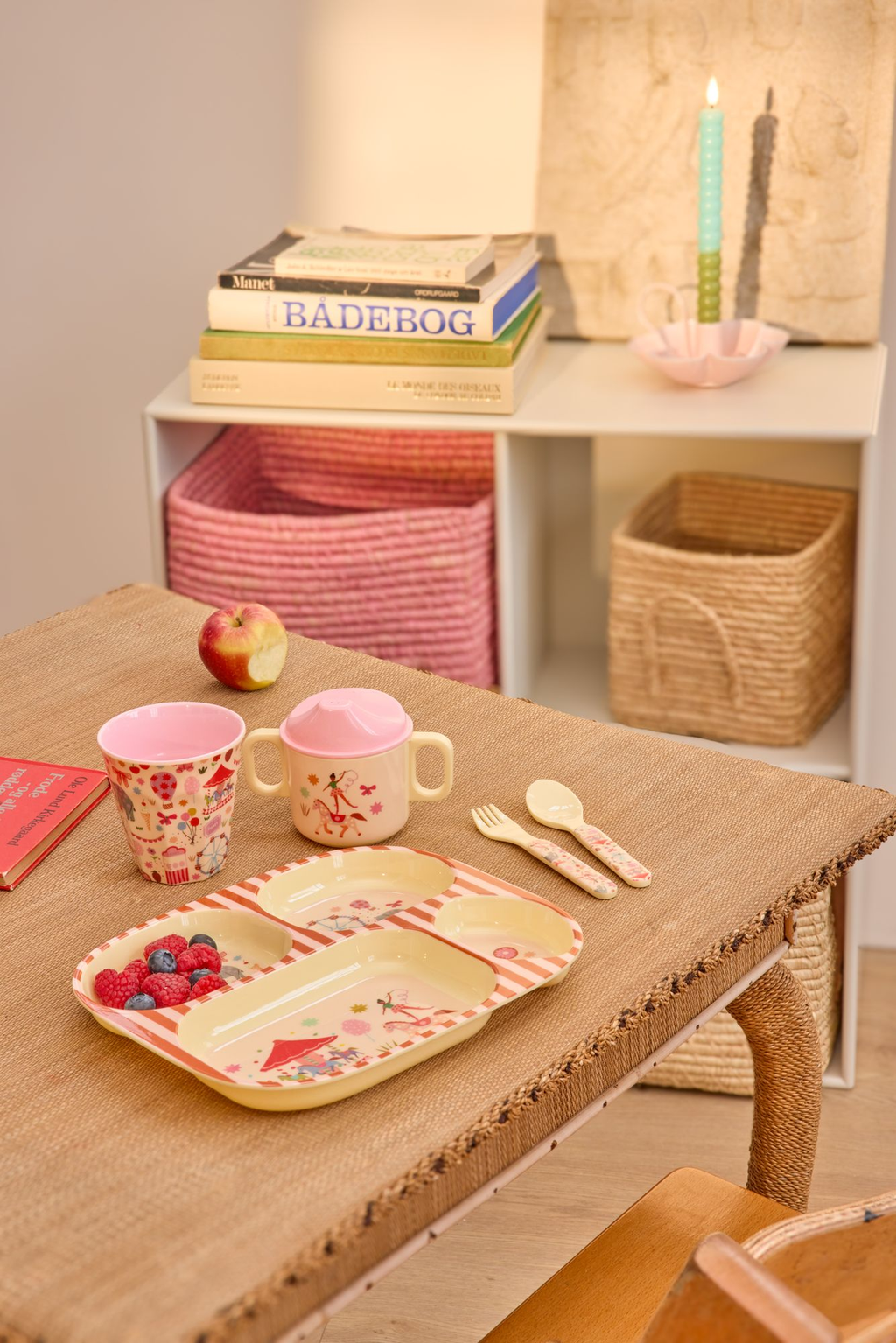 Assiette en mélamine pour enfants ''Fun Fair'' - Rice