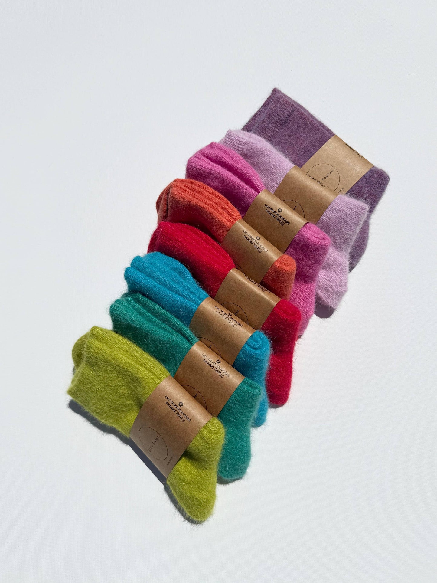 Chaussettes moelleuses angora - Fluffy Angora Socks - Billy Bamboo