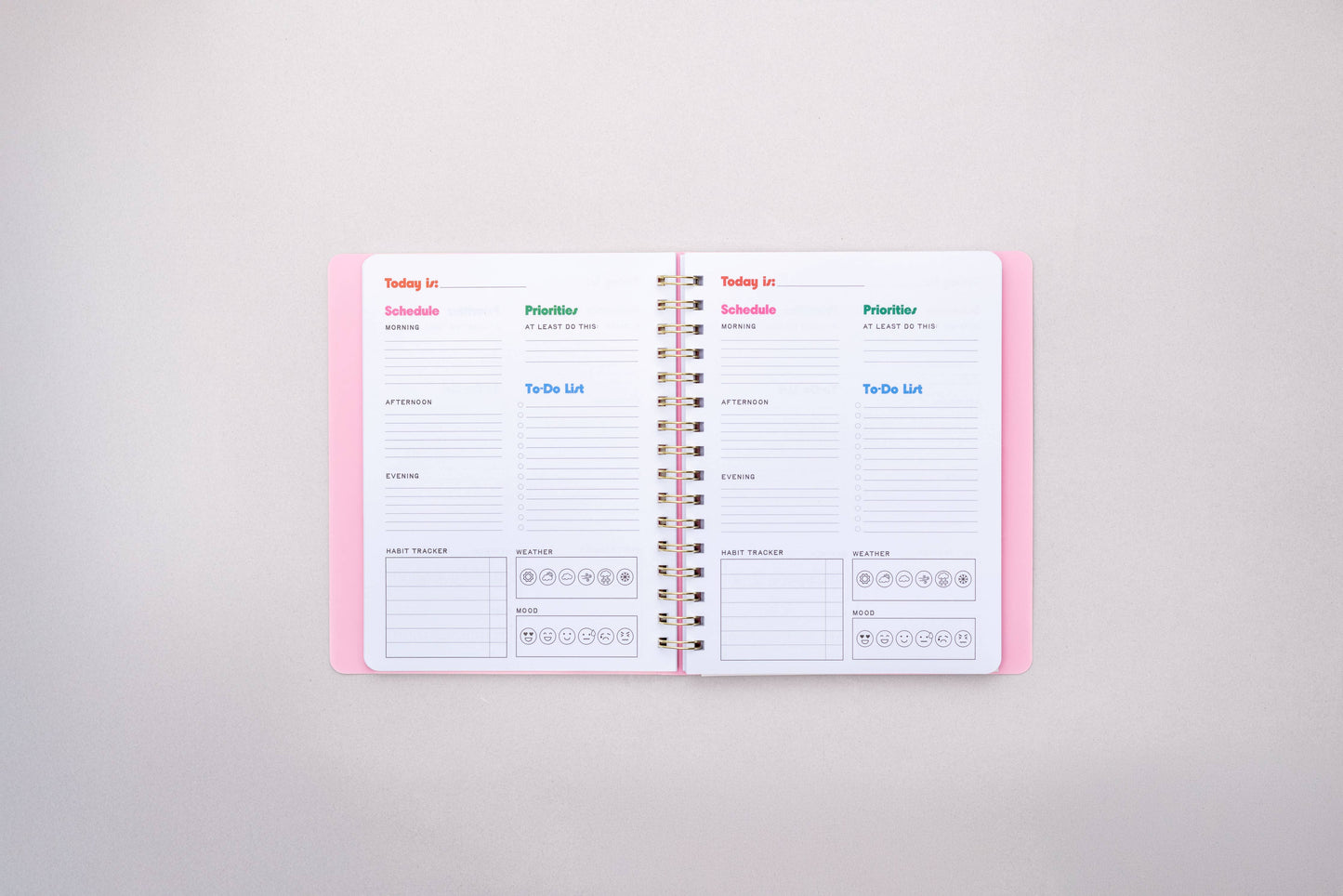 Agenda To-Do Planner ''Bleu Floral'' - Ban.Do