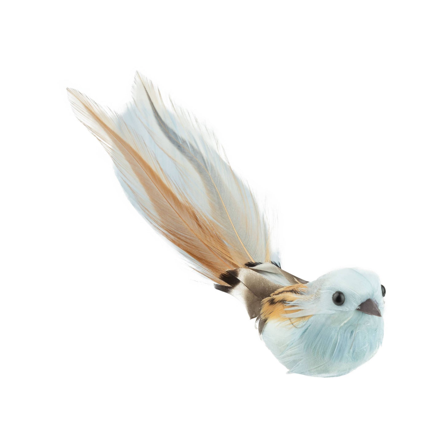 Ornement à pince ''oiseau plume'' - Blue Bird Ornament - Silver Tree Home & Holiday