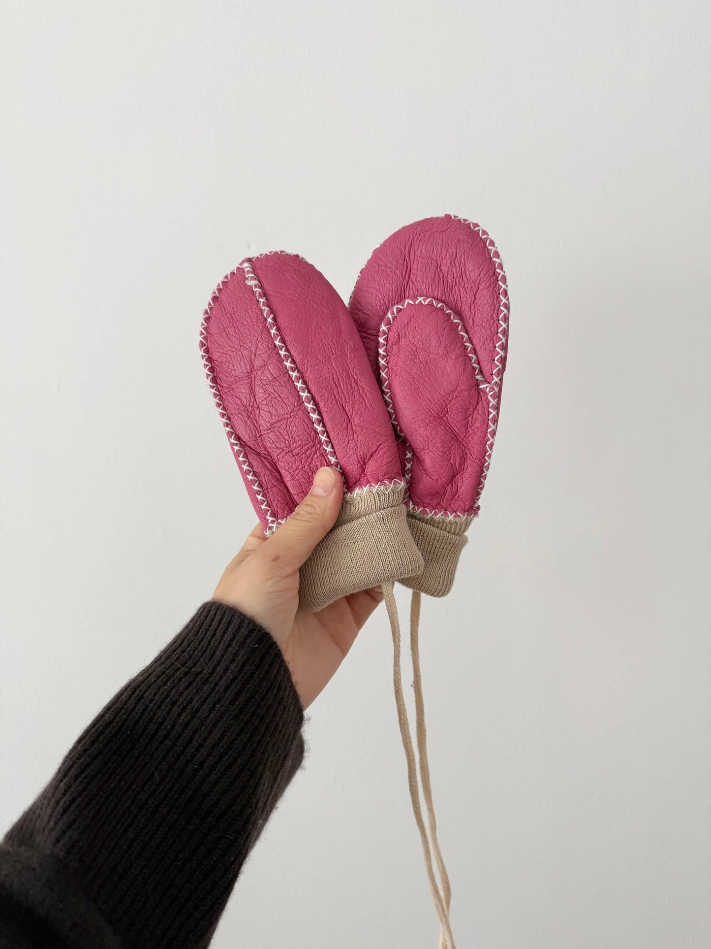 Mitaines pour enfants en peau de mouton - Kids Shearling Mittens - Billy Bamboo