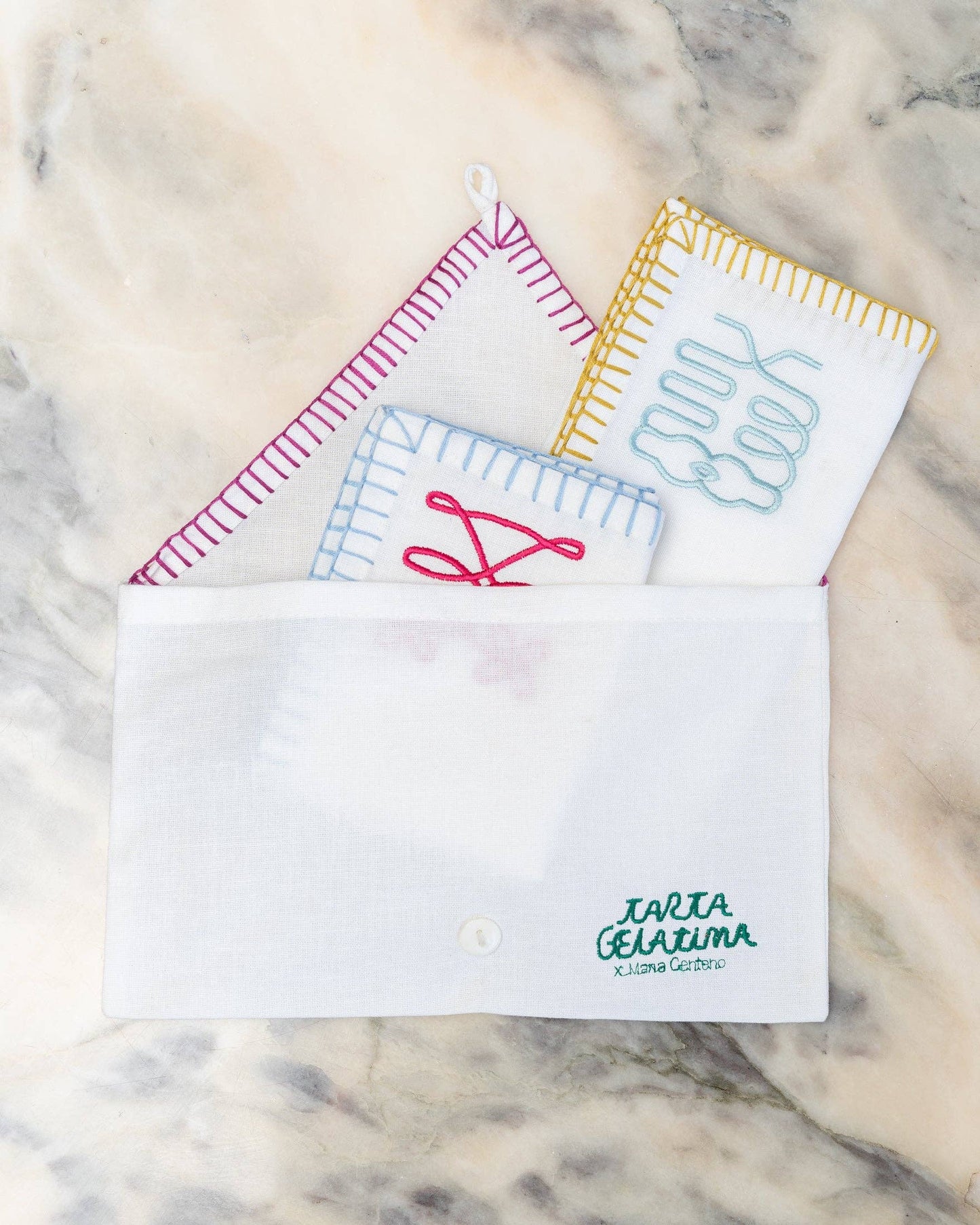 Ensemble de serviettes de table ''Bouquet'' Napkin Set - Tarta Gelatina