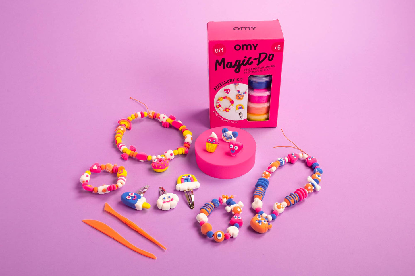 Ensemble pour fabriquer des accessoires en argile - OMY