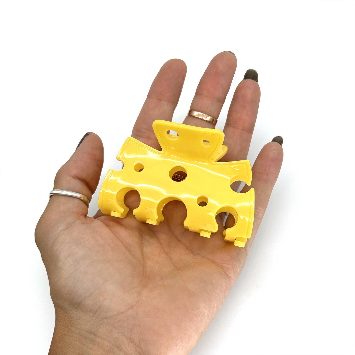 Pince à cheveux ''Swiss Cheese'' Hair Claw Clip – Rainbow Unicorn Birthday Surprise