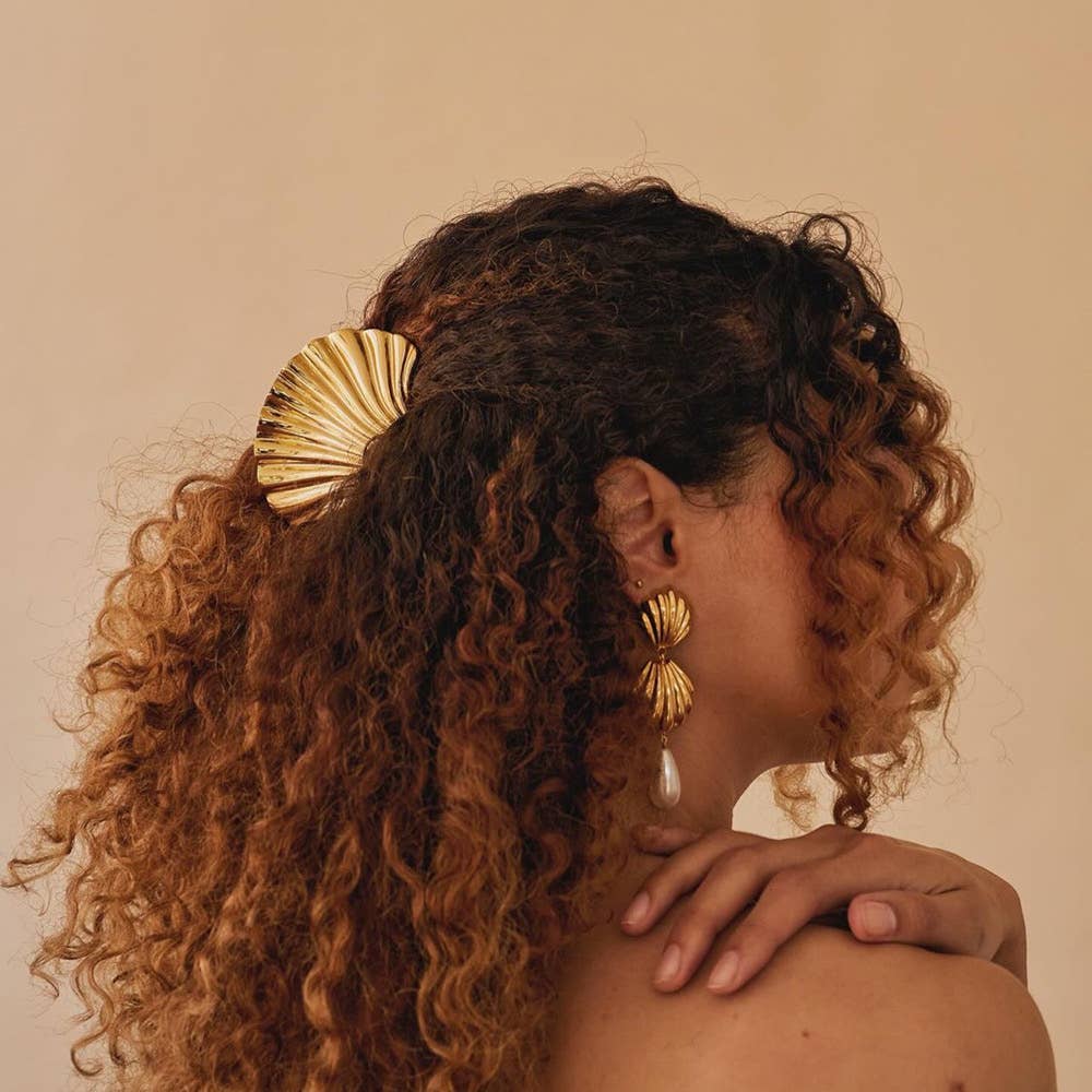 Pince à cheveux coquillage - Lady June Accessories