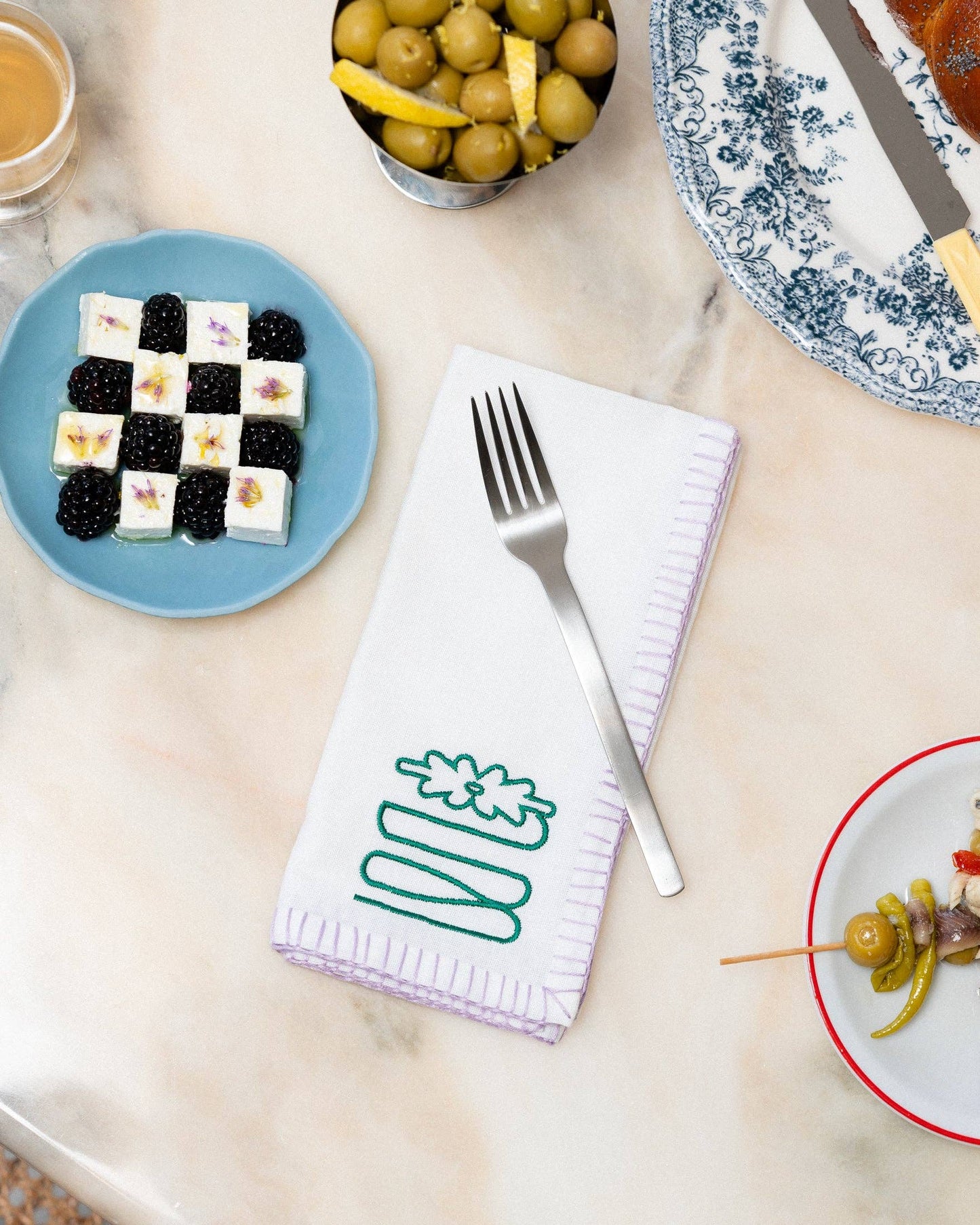 Ensemble de serviettes de table ''Bouquet'' Napkin Set - Tarta Gelatina