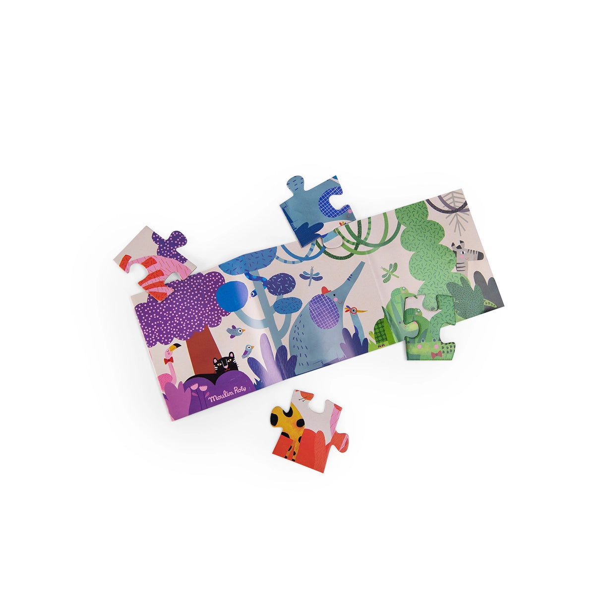 Puzzle Monde Coloré 24pcs - Colourful World Puzzle 24 pcs - Les Toupitis
