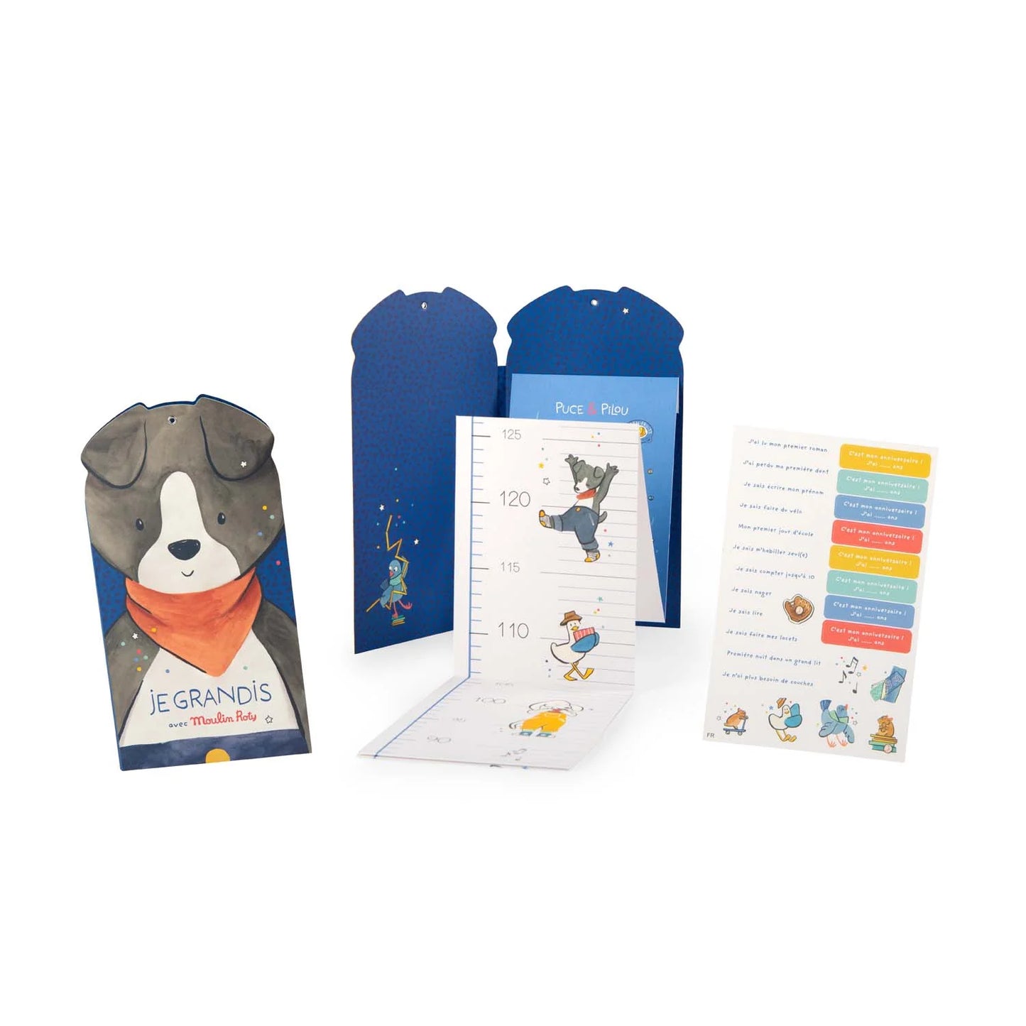 Charte de grandeur ''Je Grandis'' Height chart - Moulin Roty