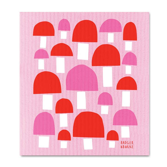 Essuie-Tout reutilisable Mushroom Sponge Cloth - Badger & Burke