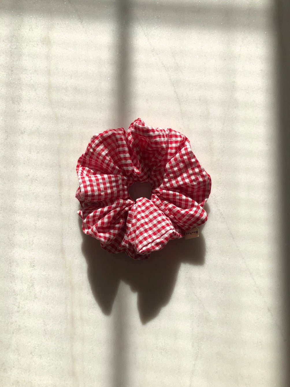 Chouchou JUMBO vichy - Gingham jumbo scrunchie - Billy Bamboo