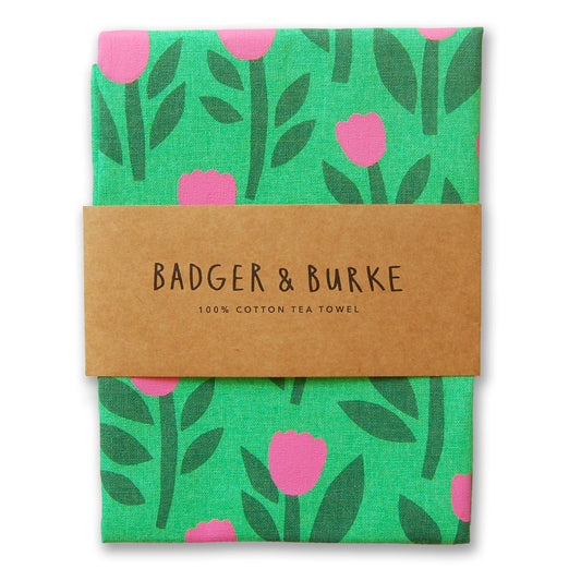Linge vaisselle Tulip Tea Towel - Badger & Burke