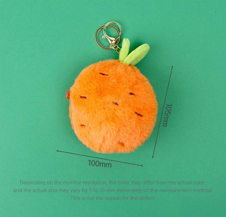 Porte-clés en peluche ''Surprise Fruit'' Plush Keyring - K-Wonderland
