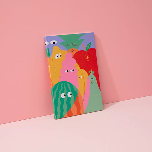 Journal - Fruity Faces notebook - Rumble cards