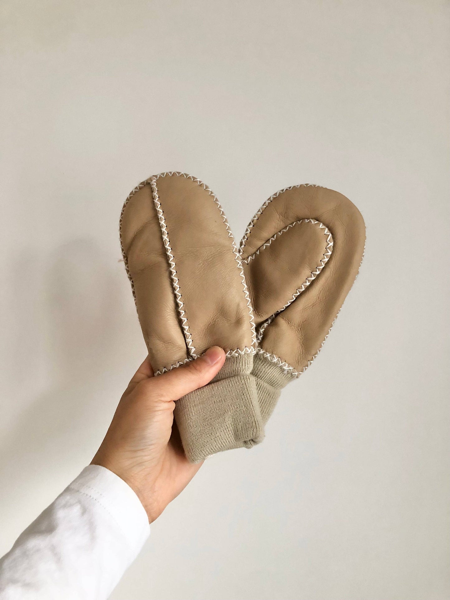 Mitaines pour enfants en peau de mouton - Kids Shearling Mittens - Billy Bamboo