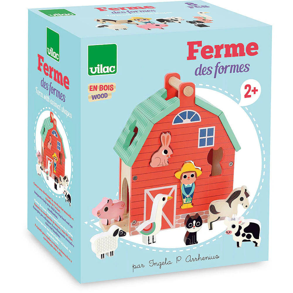 Boite à formes "ferme" shape sorter - Vilac