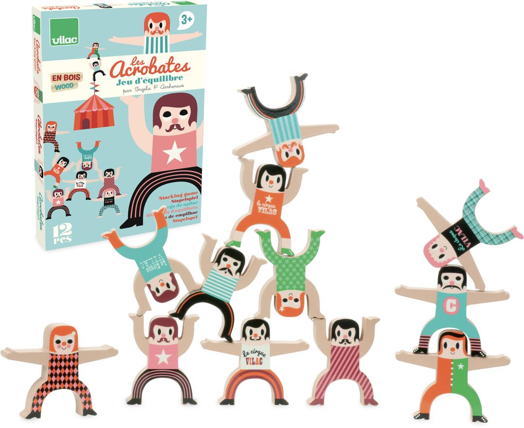 Acrobat balance game Stacking Equilibrist Game - Vilac