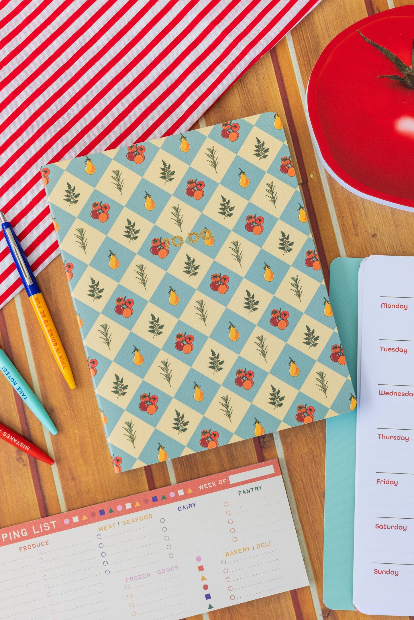 Agenda To-Do Planner ''garden checkered'' - Ban.do