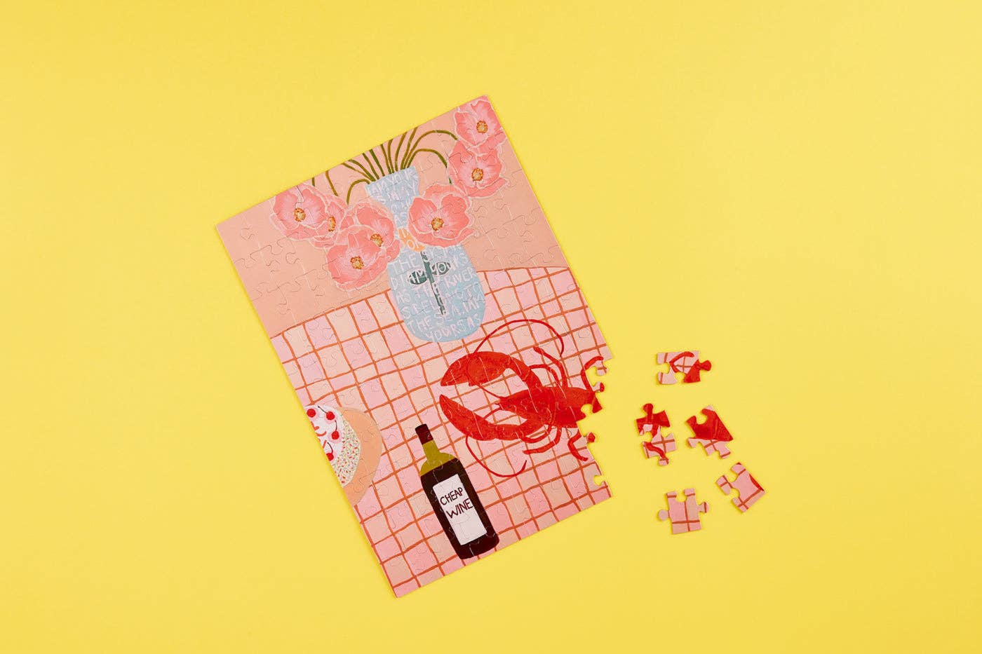 Casse-tete pour frigo Homard - Lobster Magnet Puzzle - Journey of Something