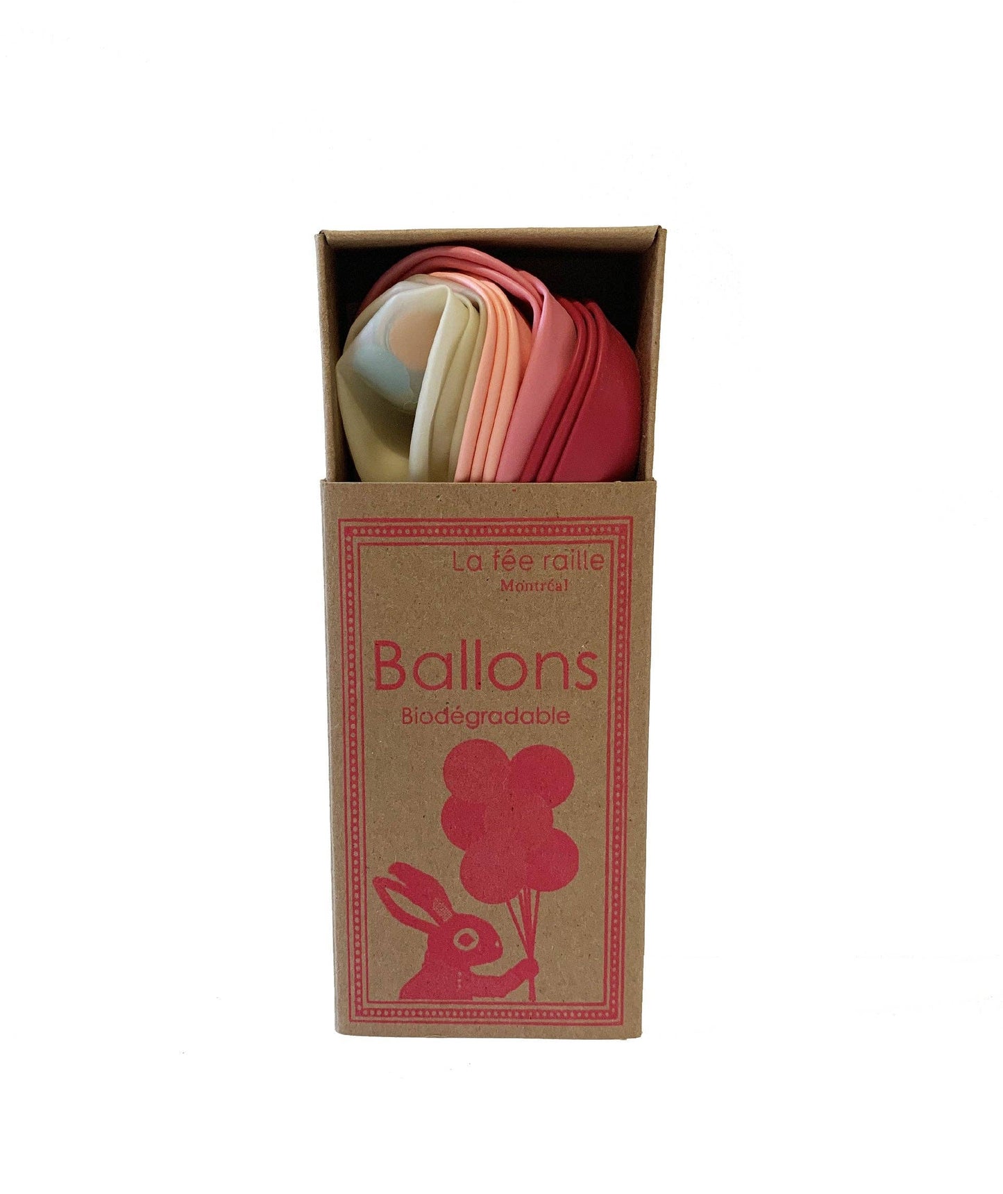 Ballons biodégradables - Gomme Balloune -La fée Raille