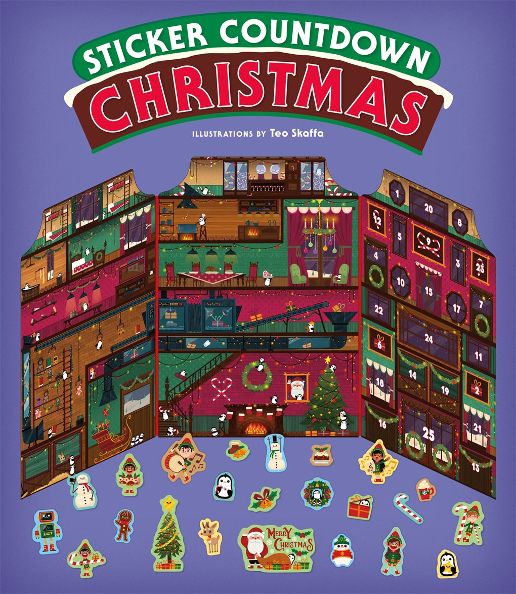Sticker Countdown: Christmas autocollants de l'avent