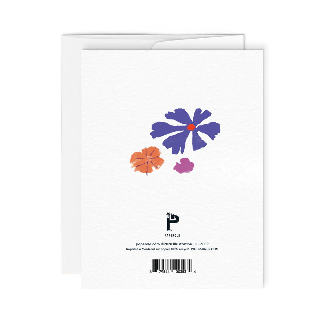 BLOOM - Carte de souhaits - Greeting Card - Paperole