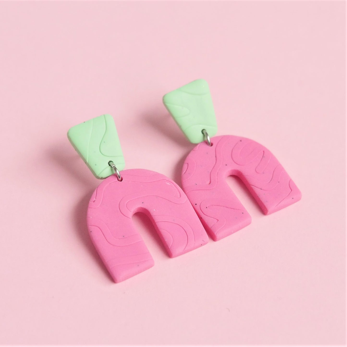 Boucles Arches bonbon - Crocodile Agile