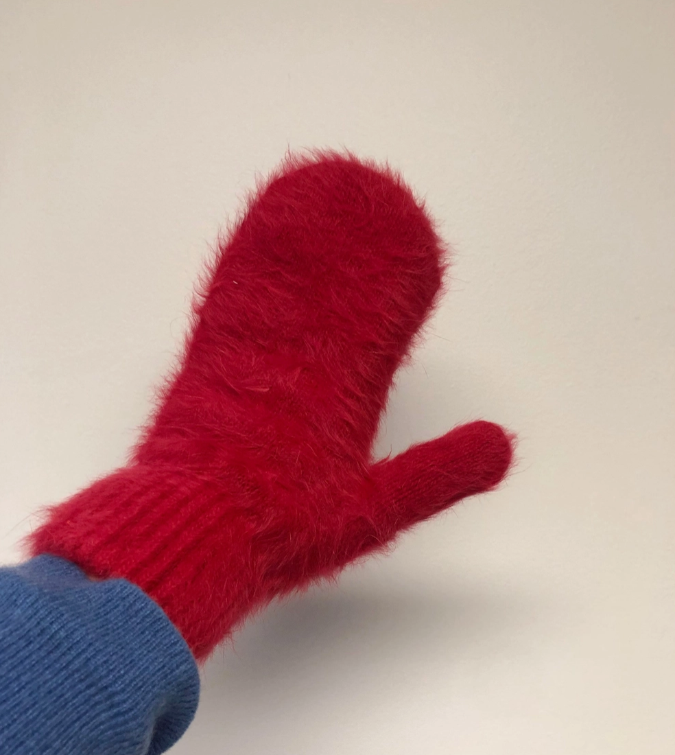 Mitaine duveteuses - ANGORA fluffy mittens - Billy Bamboo
