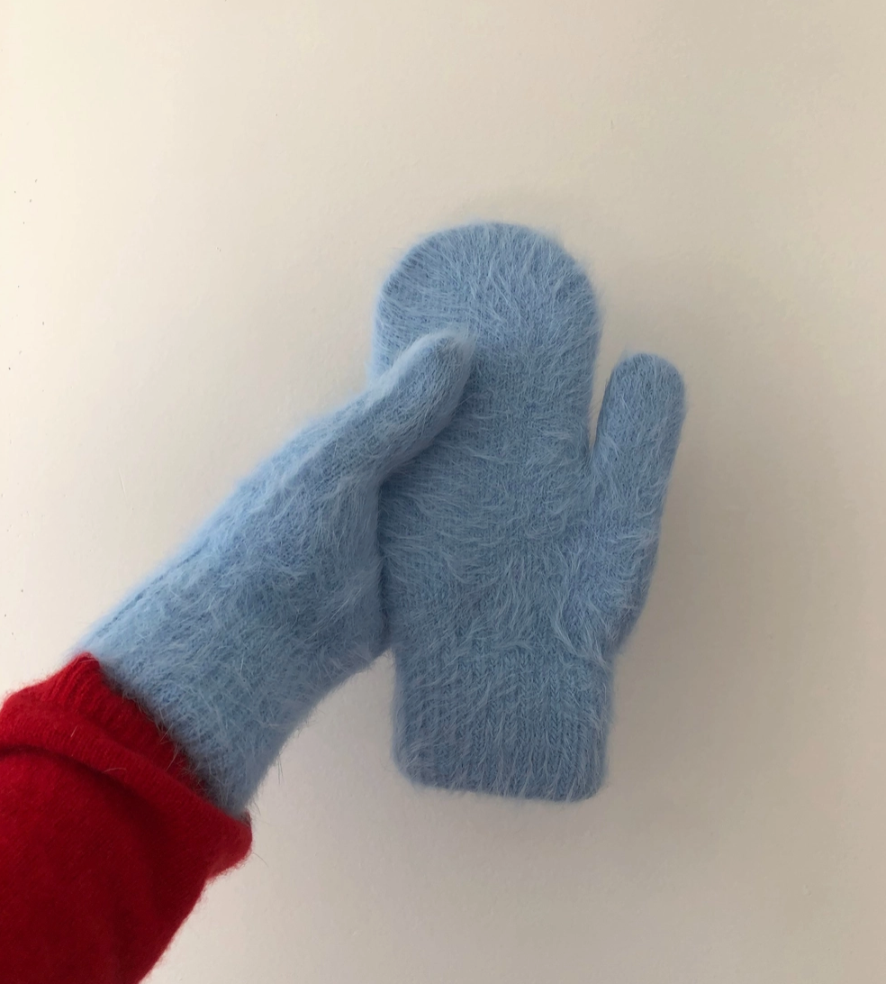 Mitaine duveteuses - ANGORA fluffy mittens - Billy Bamboo