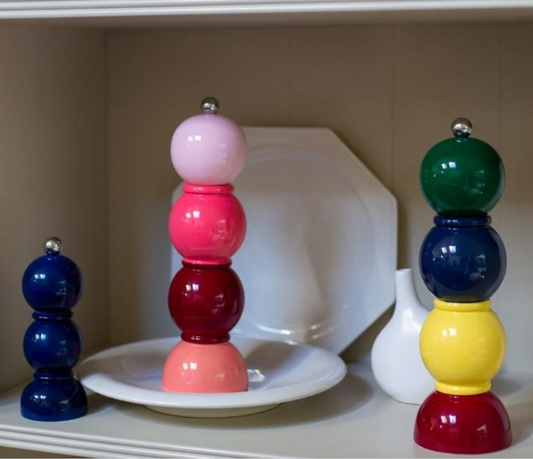 Moulin à sel ou à poivre - Pink Multi Bobbin Salt or Pepper Mill - Addison Ross